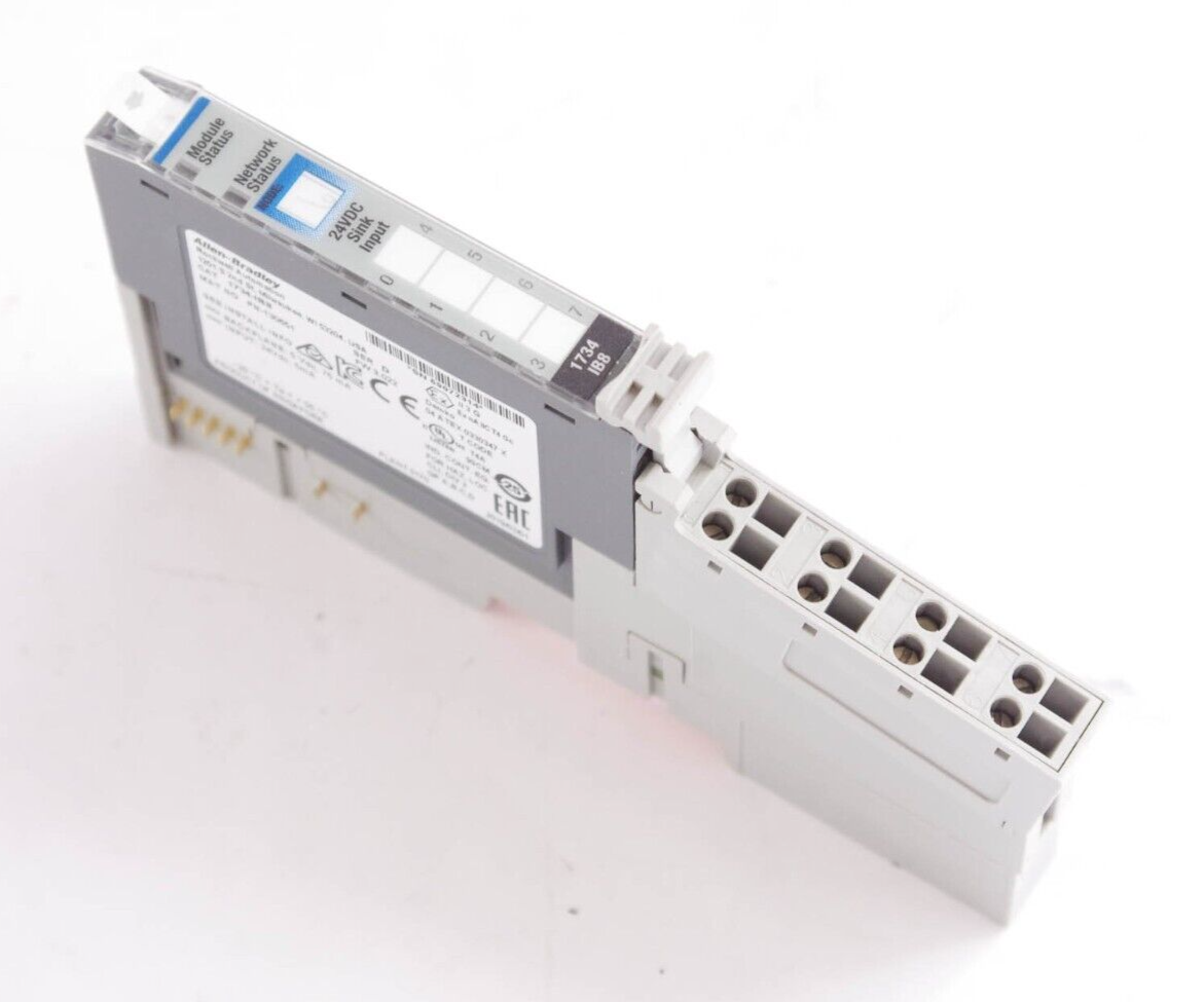 Allen Bradley 1734-IB8 / 1734-IB8 Ser D Point I/O Sink Input Module - With Base