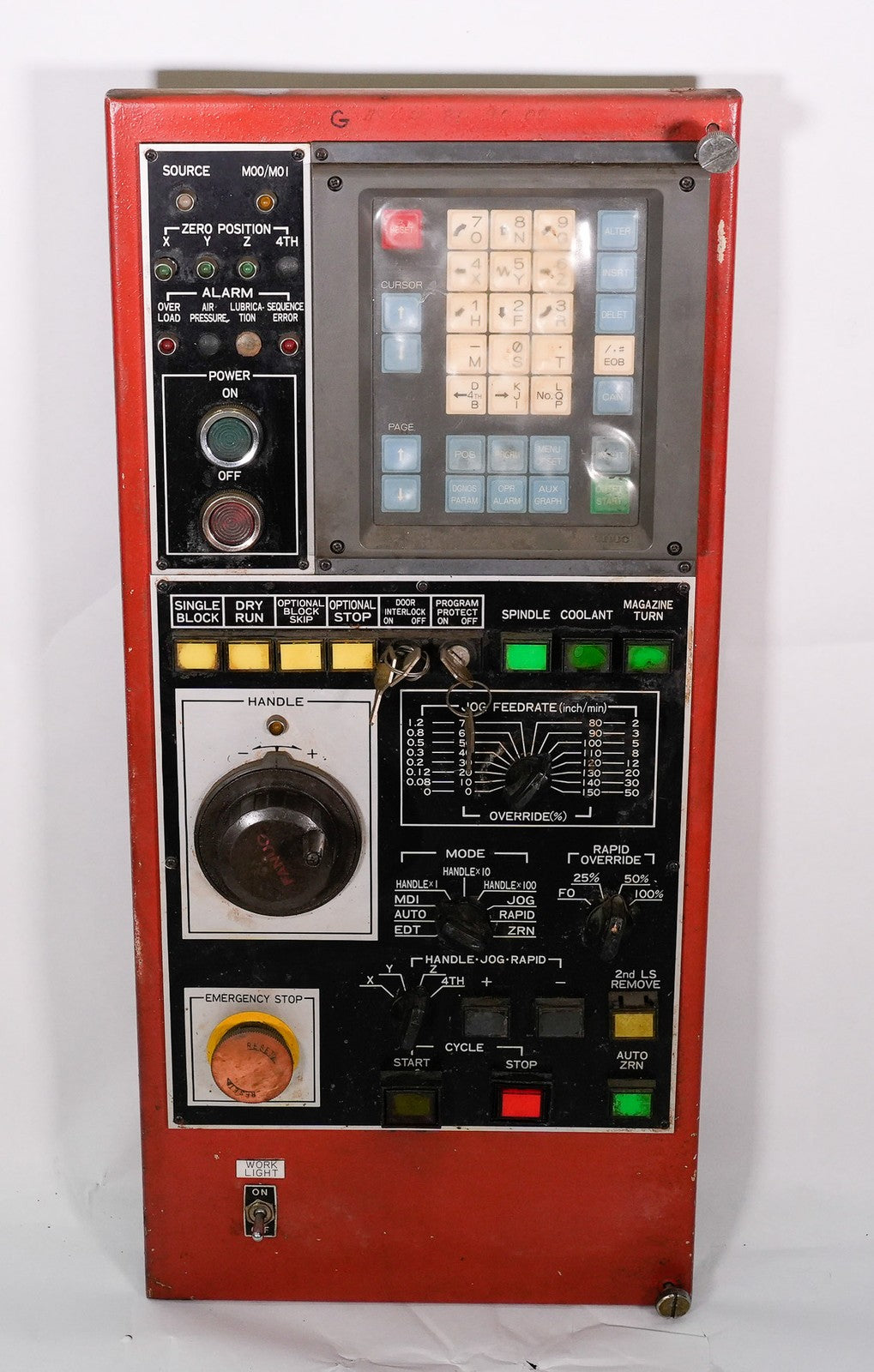 FANUC A02B-0092-C133 Keypad Interface Panel A02B0092C133 N860-3117-T010