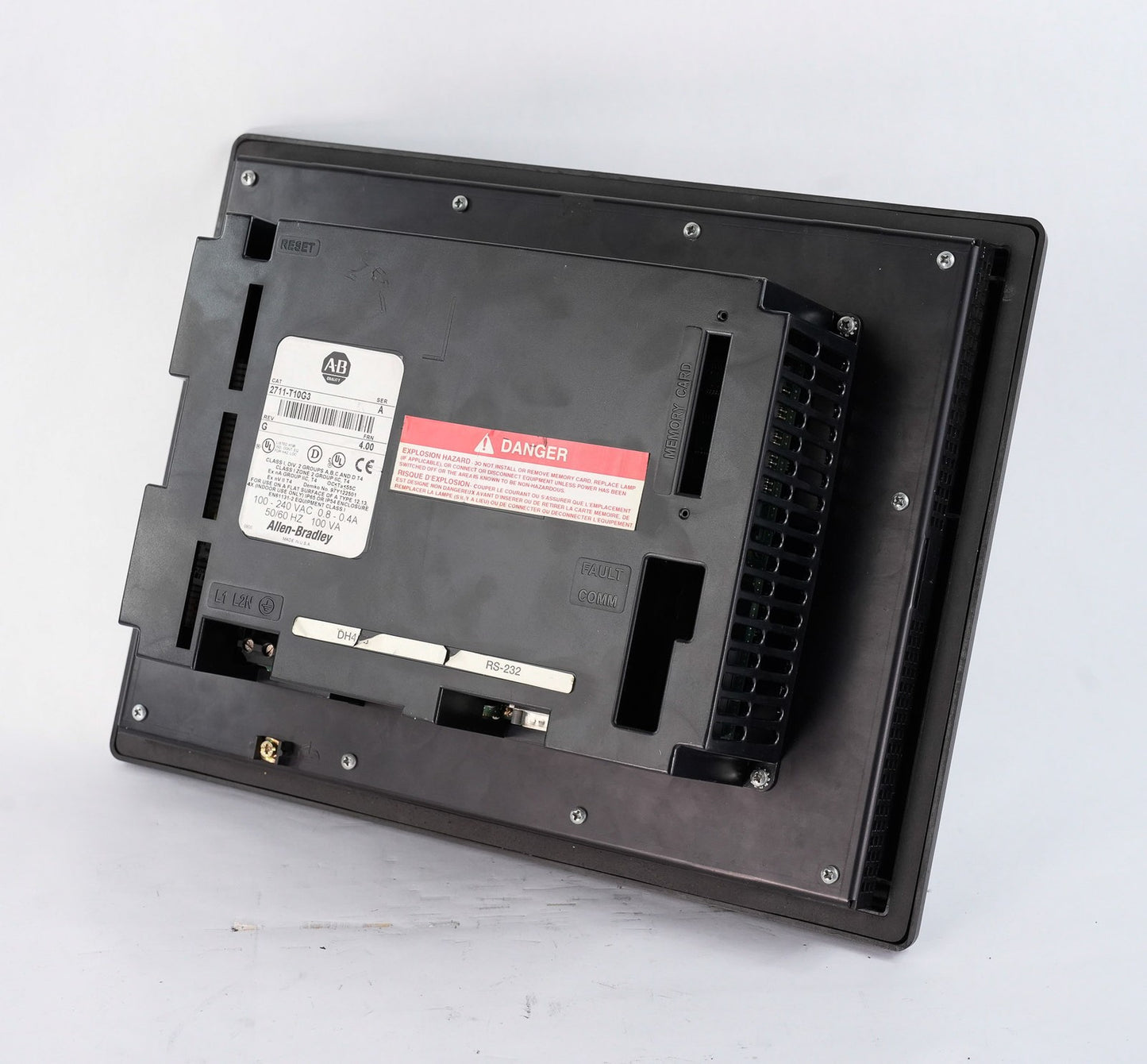 Allen Bradley 2711-T10G3 /A Rev G FRN 4 PanelView 1000 Touch Display 2711T10G3