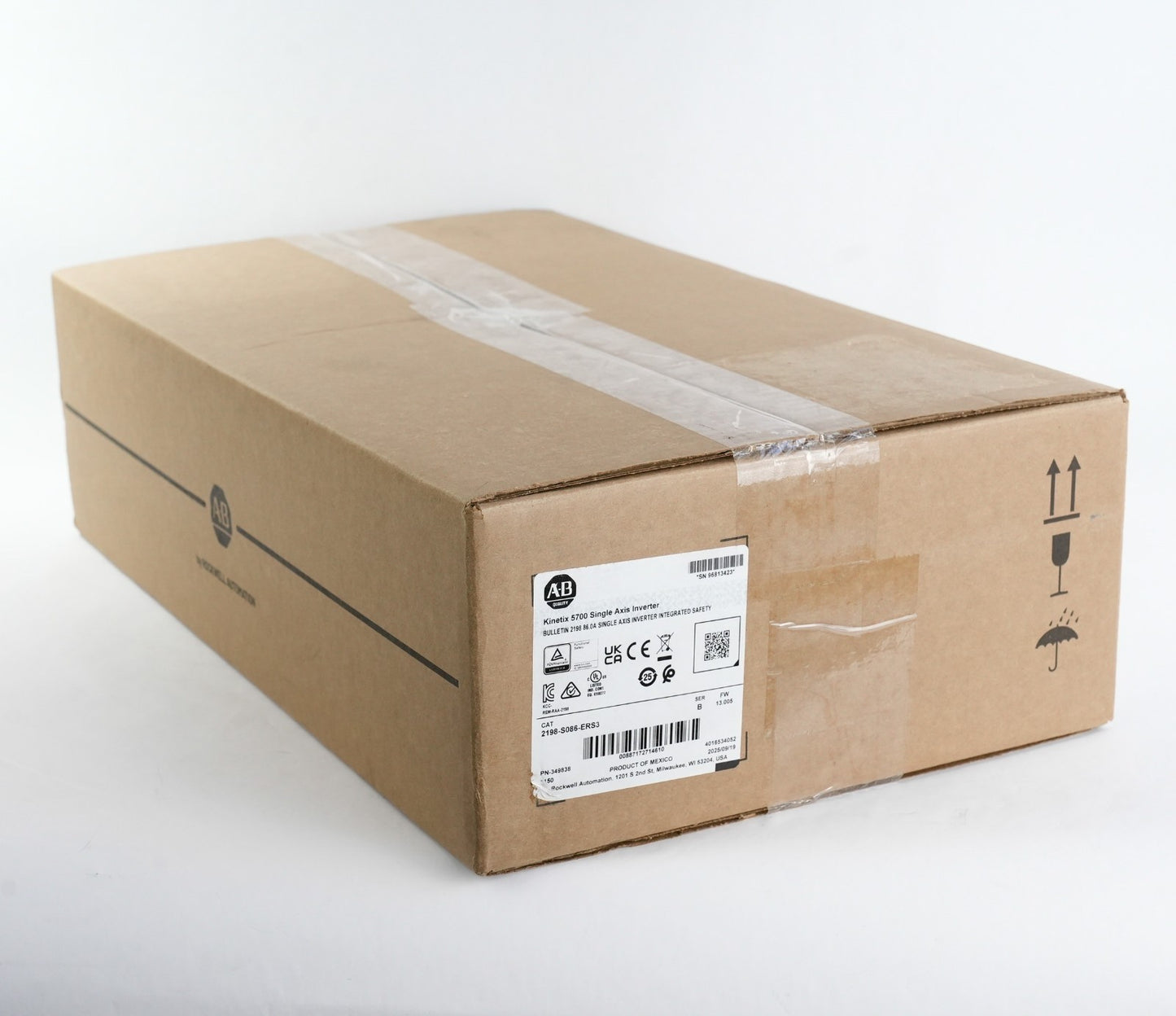 Allen Bradley 2198-S086-ERS3 /B Kinetix 5700 Single Axis Inverter Sealed Surplus