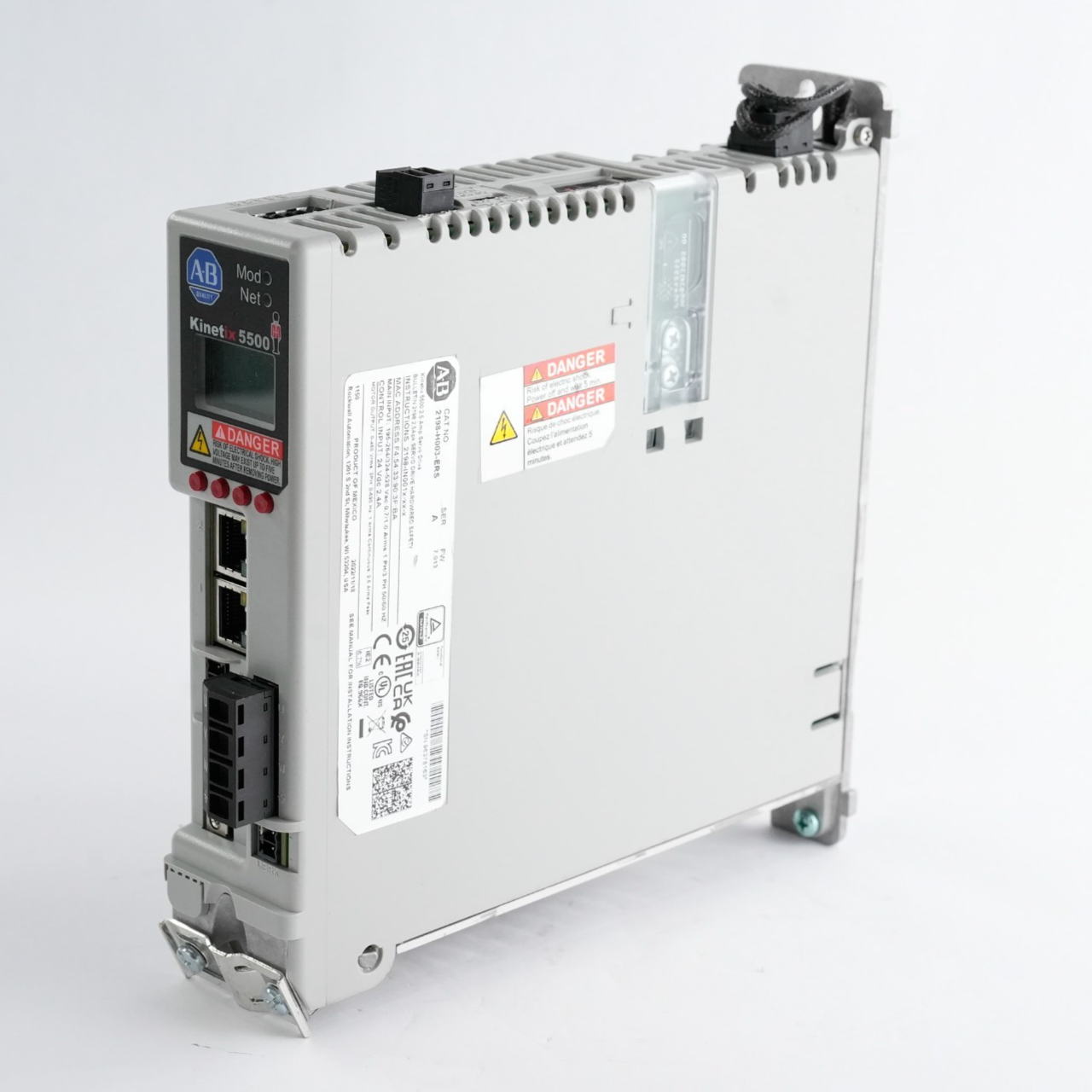 Allen Bradley 2198-H003-ERS /A FW 7.013 Kinetix 5500 Servo Drive 2198H003ERS