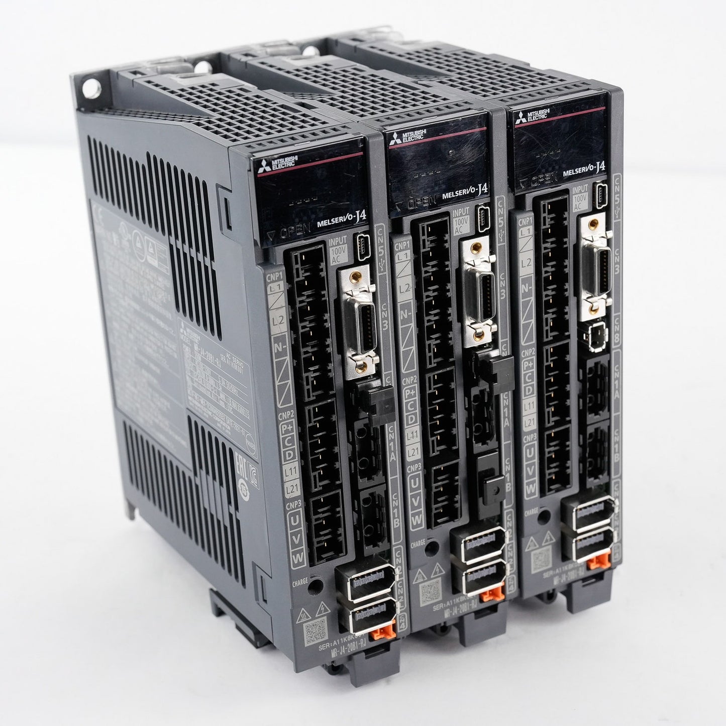 Mitsubishi Melservo-J4 MR-J4-20B1-RJ AC Servo Drive 200W MRJ420B1RJ