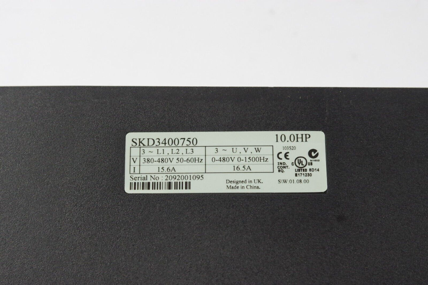 JOHNSON CONTROLS VFD67 / Emerson SKD3400750 10hp VFD Drive 380-480V 50-60Hz