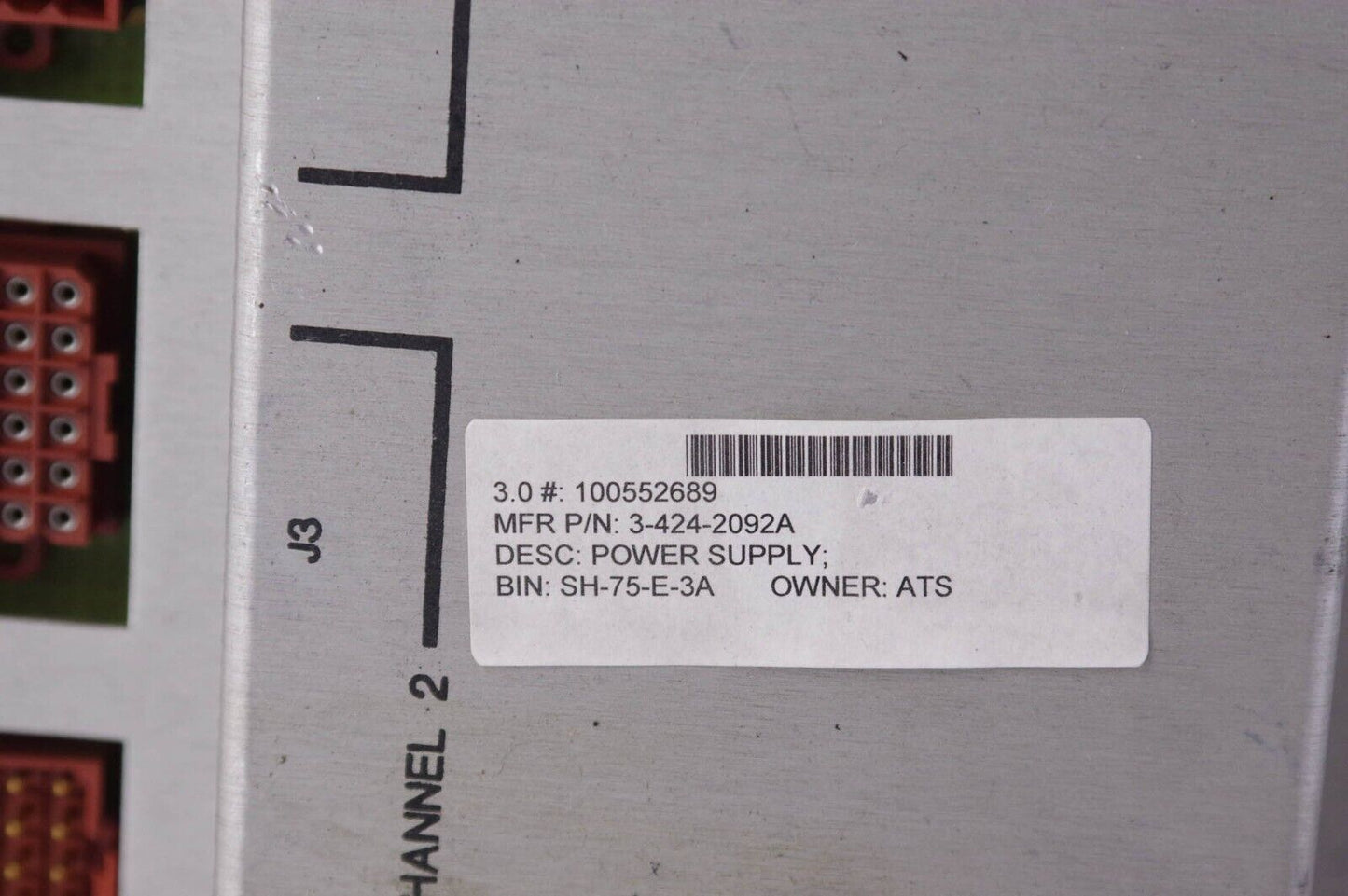 Cincinnati Milacron Power Supply 3-424-2092A / 34242092A Rev. A GT3