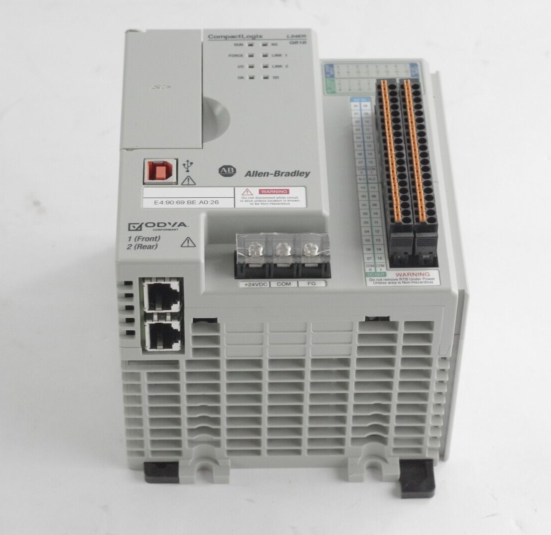 Allen Bradley 1769-L24ER-QB1B Ser A CompactLogix 750kB Controller