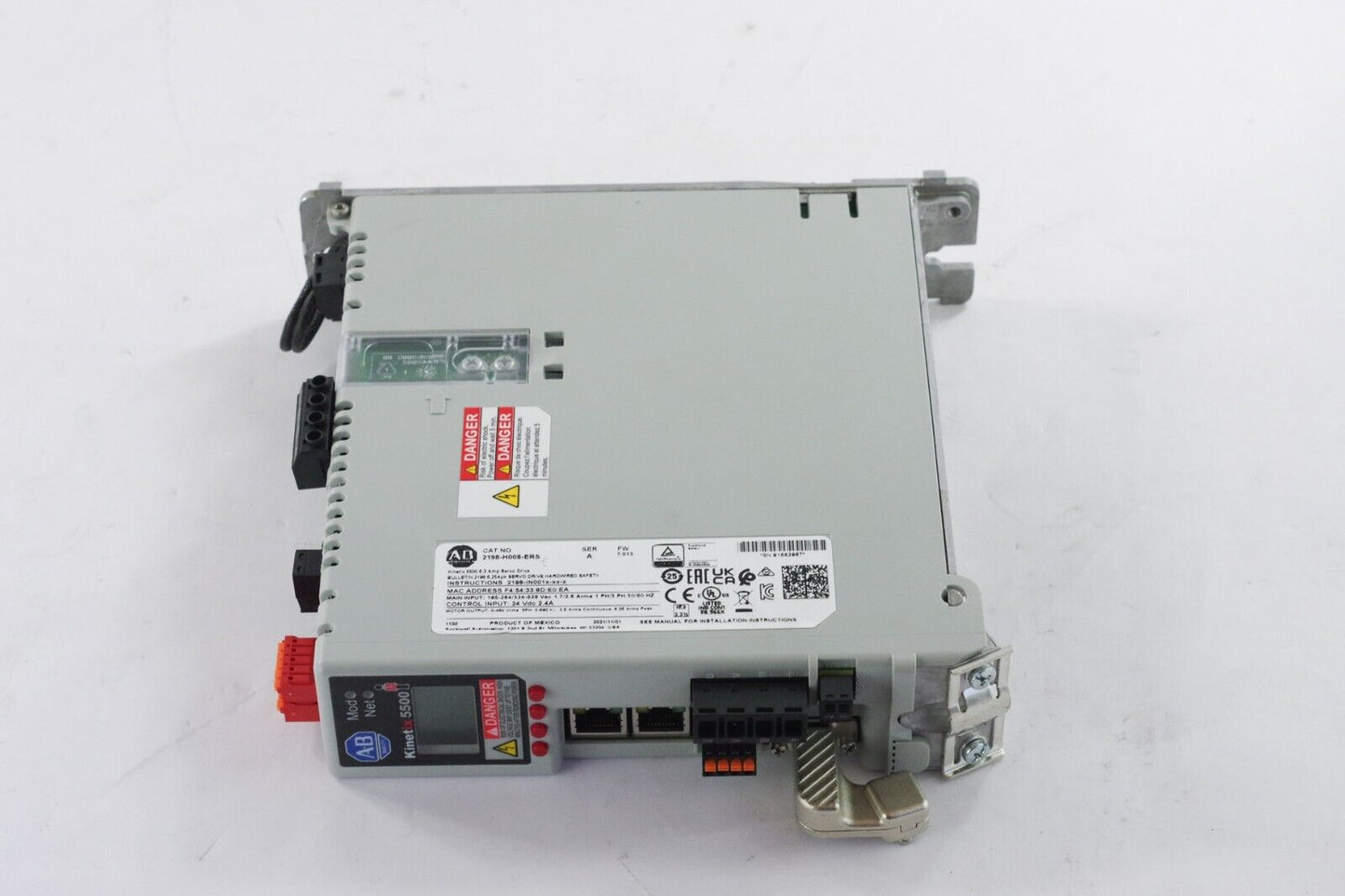 Allen Bradley Kinetix 5500 Servo Drive 2198-H008-ERS SER A Servo Drive FW 7.013