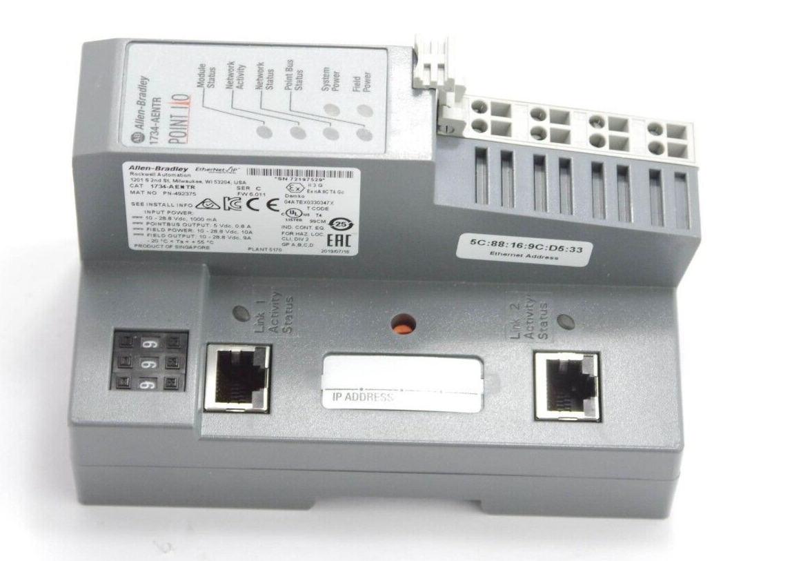 Allen Bradley 1734-AENTR / 1734AENTR Ser C Ethernet Interface Point I/O Module