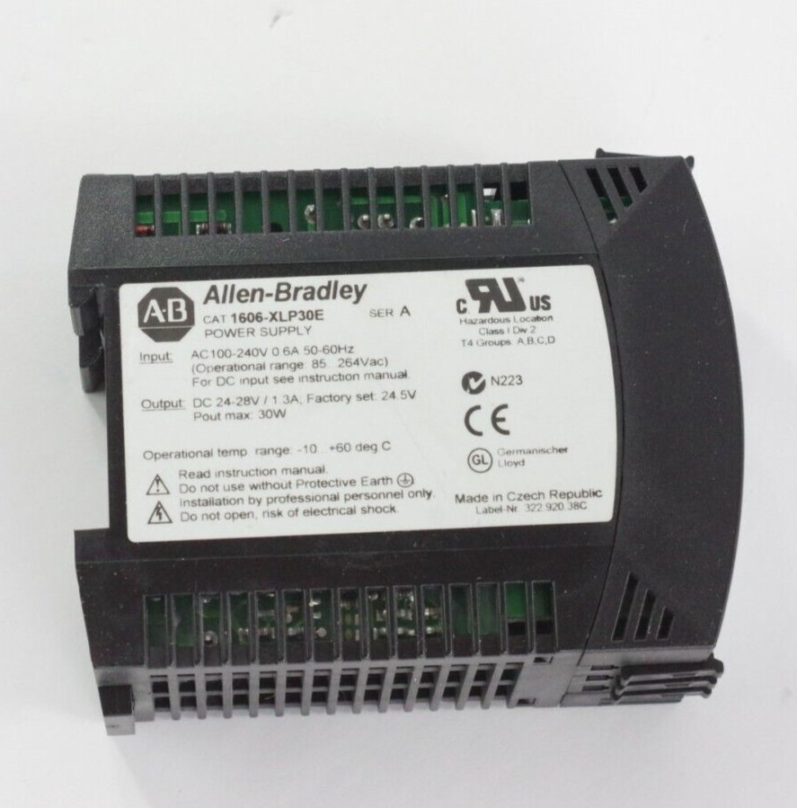 Allen Bradley 1606-XLP30E Ser A Power Supply AC 100-240V 50-60Hz