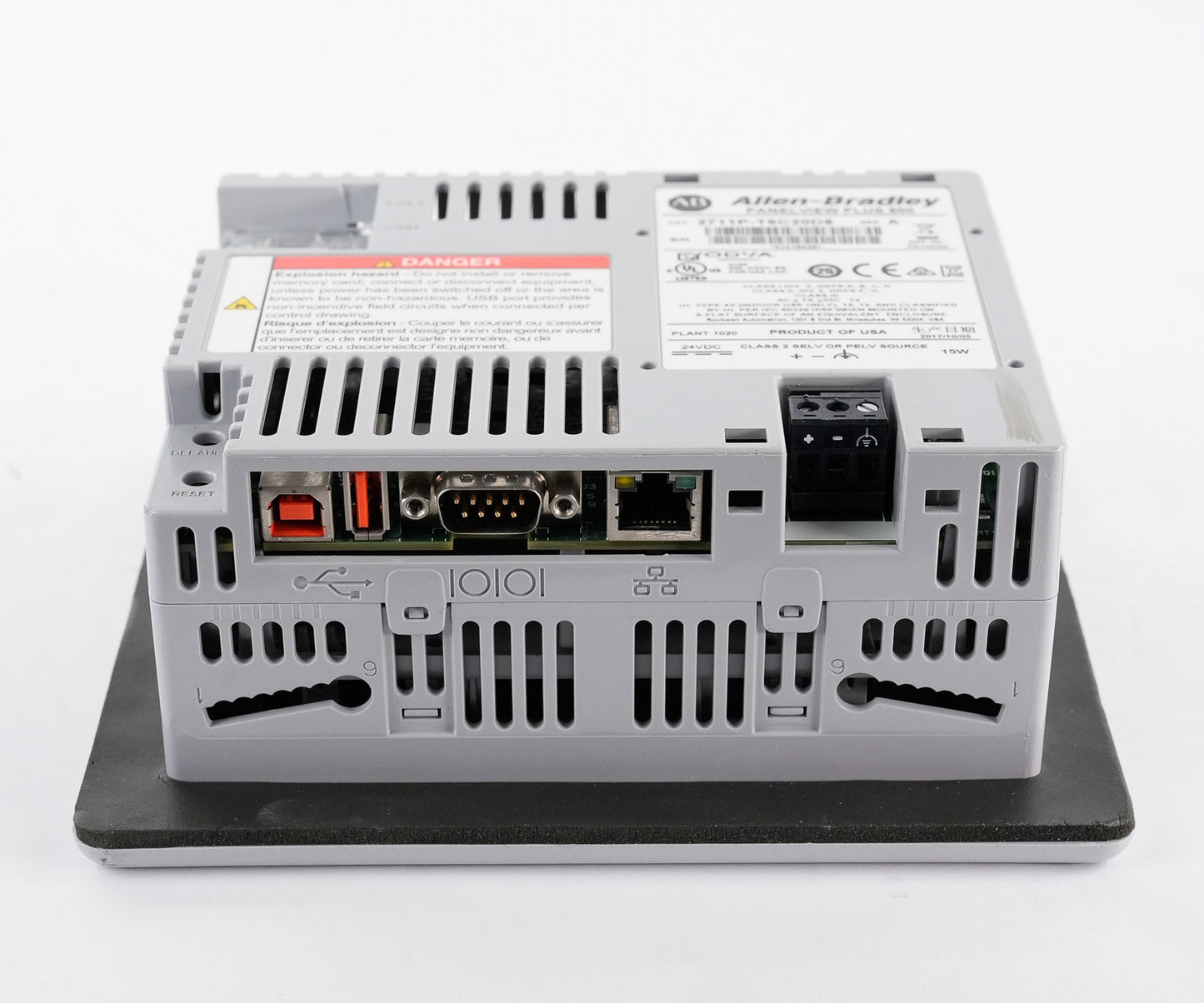 Allen Bradley 2711P-T6C20D8 /A PanelView Plus 6 600 Color Touch 2711PT6C20D8