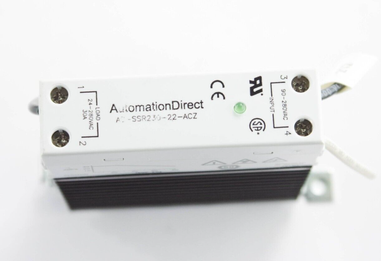 Automation Direct AD-SSR230-22-ACZ solid state relay, 35mm DIN rail mount