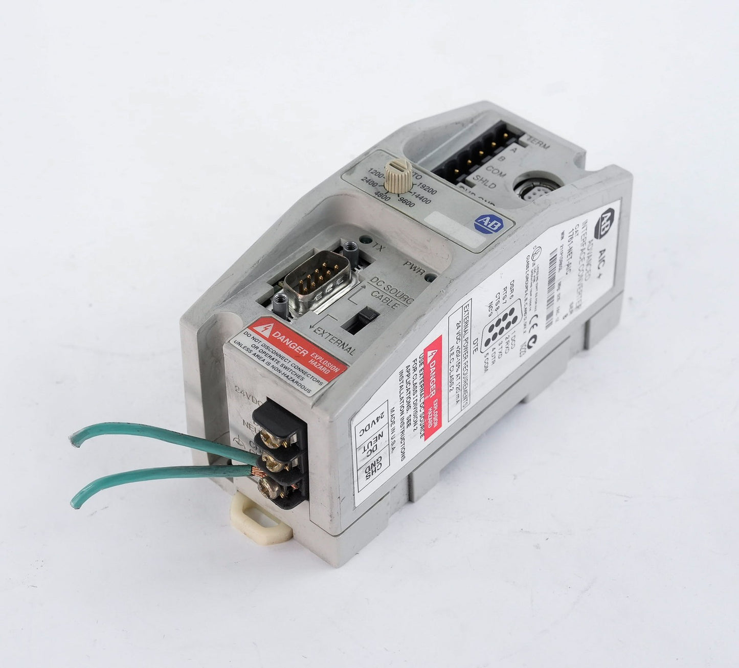 Allen Bradley 1761-NET-AIC /B Advanced Interface Converter 1761NETAIC
