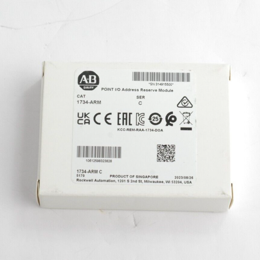 Allen Bradley 1734-ARM /C Point I/O Address Reserve Module - Sealed Surplus