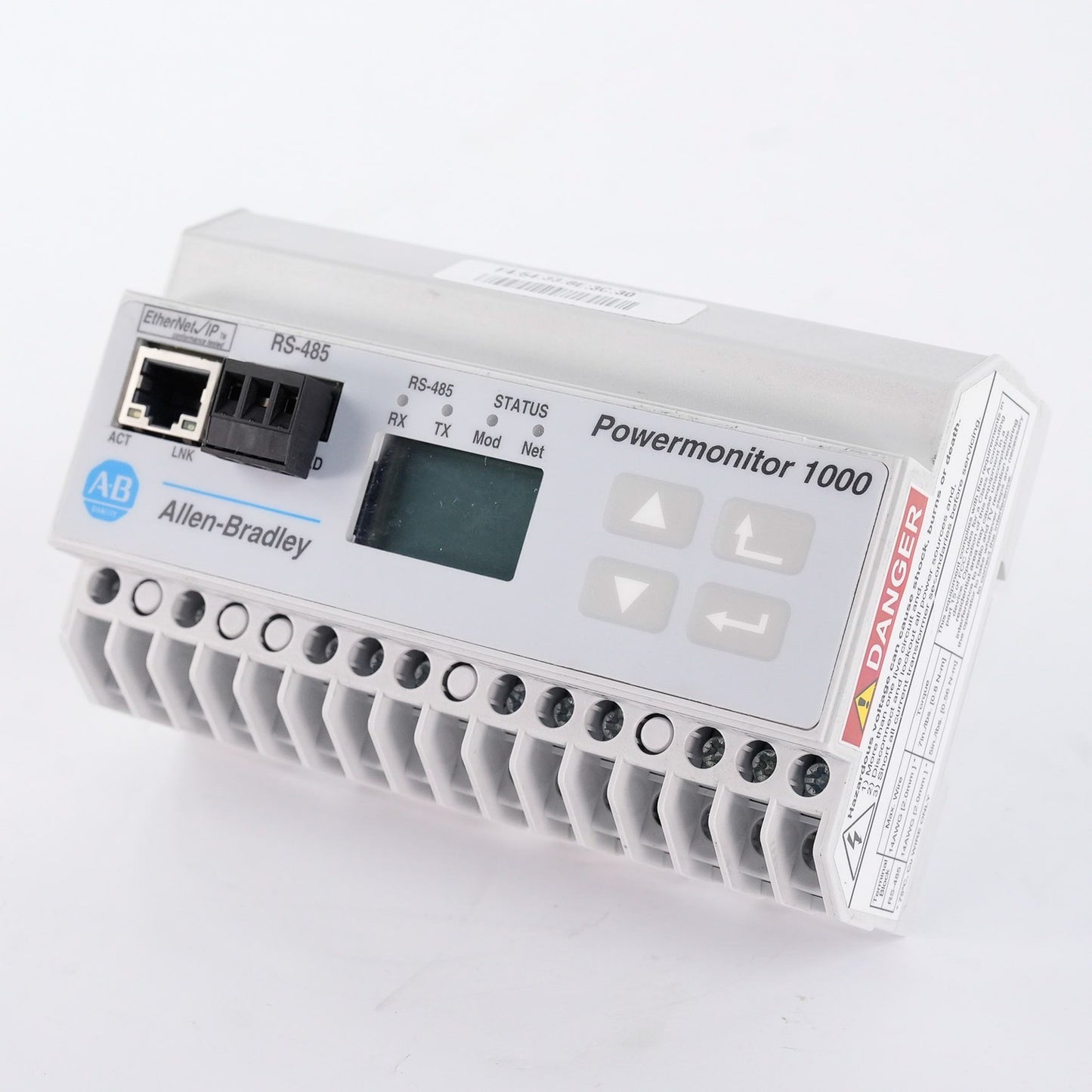 Allen Bradley 1408-TS3A-ENT /B PowerMonitor 1000 FRN 4.019 1408TS3AENT