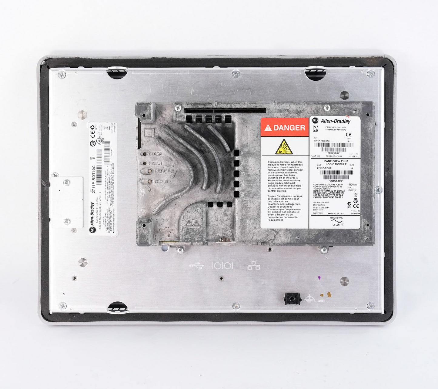 Allen Bradley 2711P-T10C4A8 /A PanelView Plus 1000 Terminal 120V RDT10C RP8A