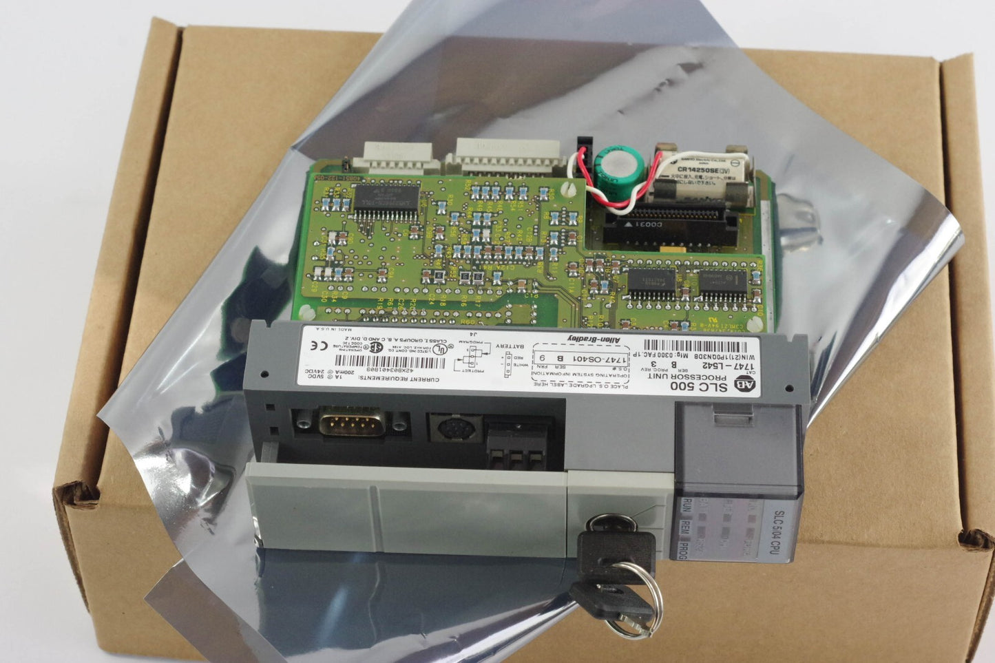 Allen Bradley 1747-L542 /B SLC 500 Processor Control Module w/ OS401/B FRN 9