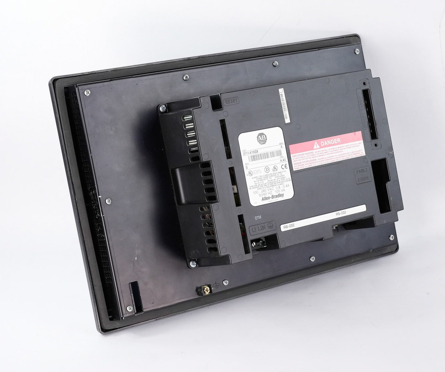 Allen Bradley 2711-K10G9 /A Rev G PanelView 1000 HMI Panel 2711K10G9