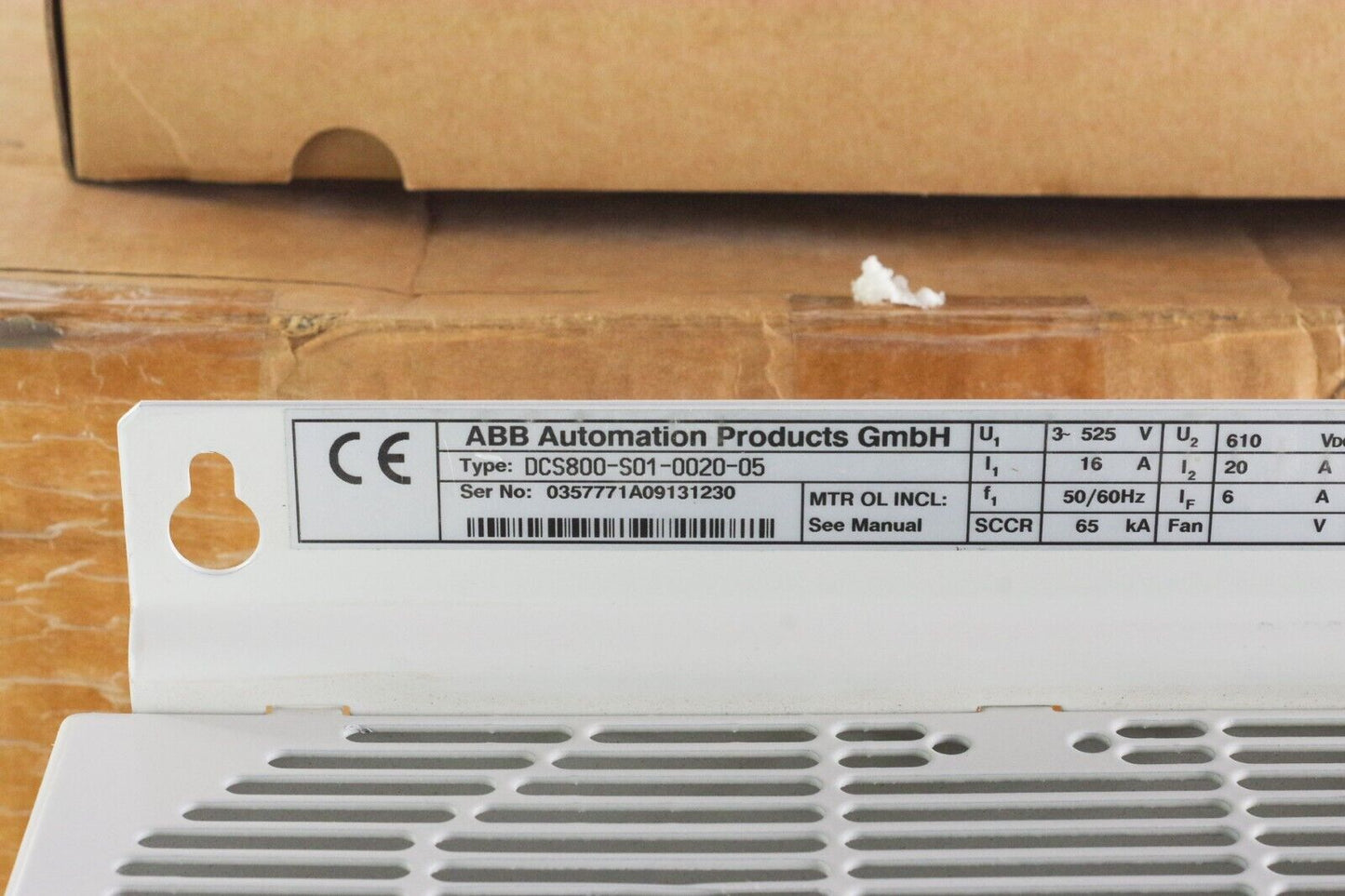 ABB DCS800-S01-0020-05 DC Drive DCS800 Series / DCS800S010020050 - Open Box