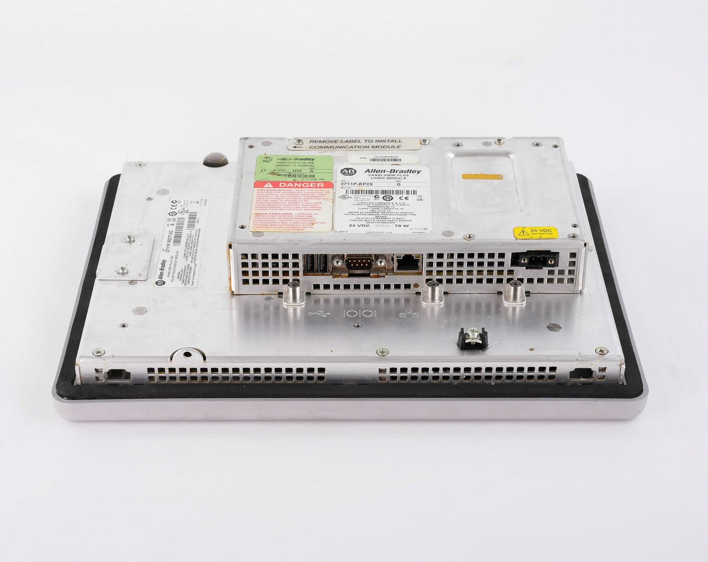 Allen Bradley 2711P-T10C4D2 /A PanelView Plus 1000 HMI Display + RP2X /G Logic