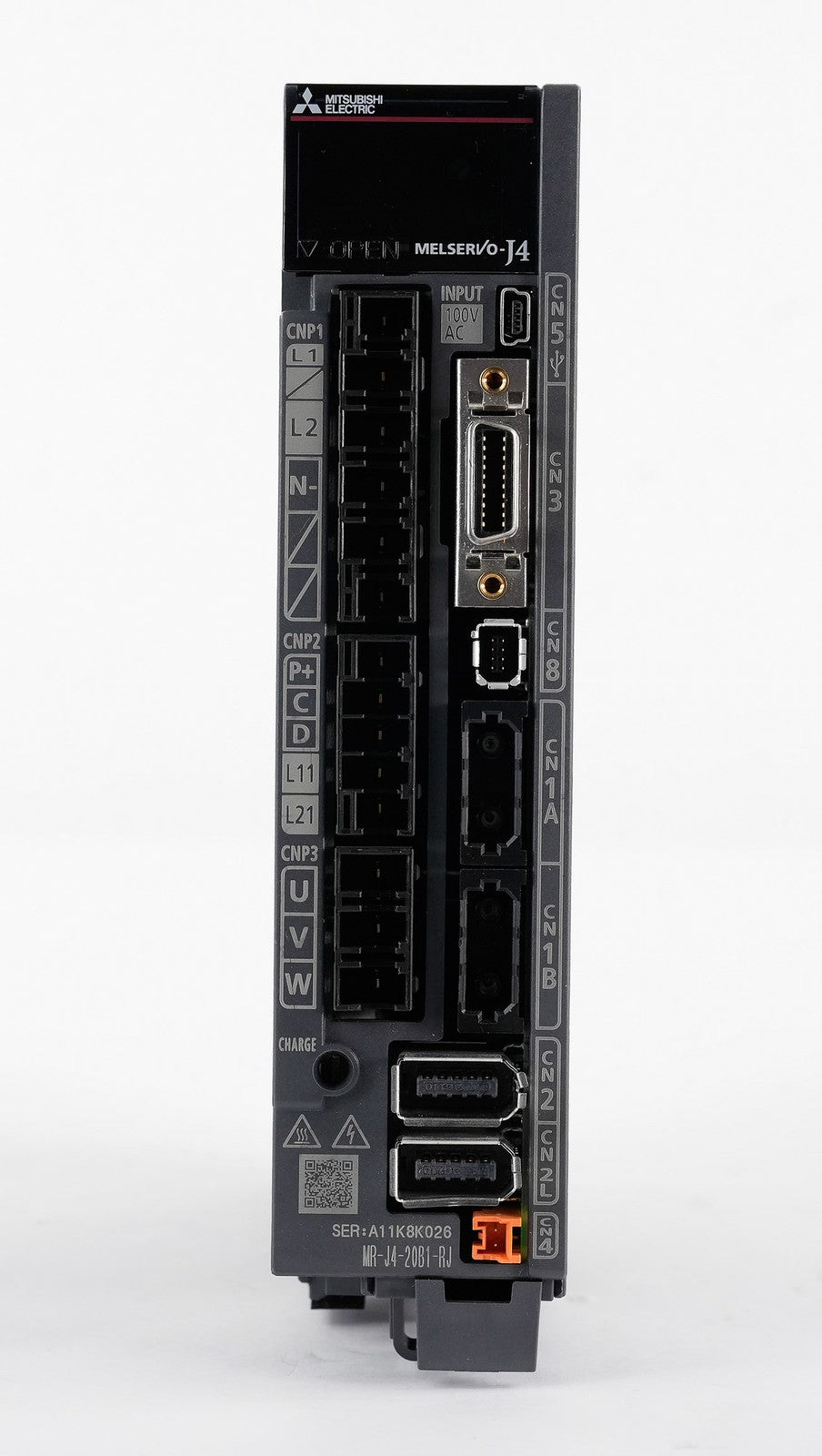 Mitsubishi Melservo-J4 MR-J4-20B1-RJ AC Servo Drive 200W MRJ420B1RJ