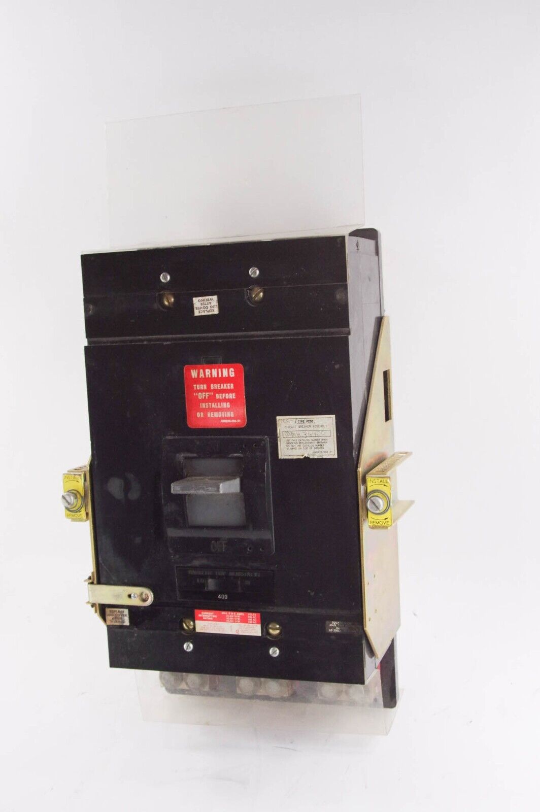 SQUARE D LHF36400 / MMH36400 MCC-1 MCD0 A80239-552-01 Circuit Breaker