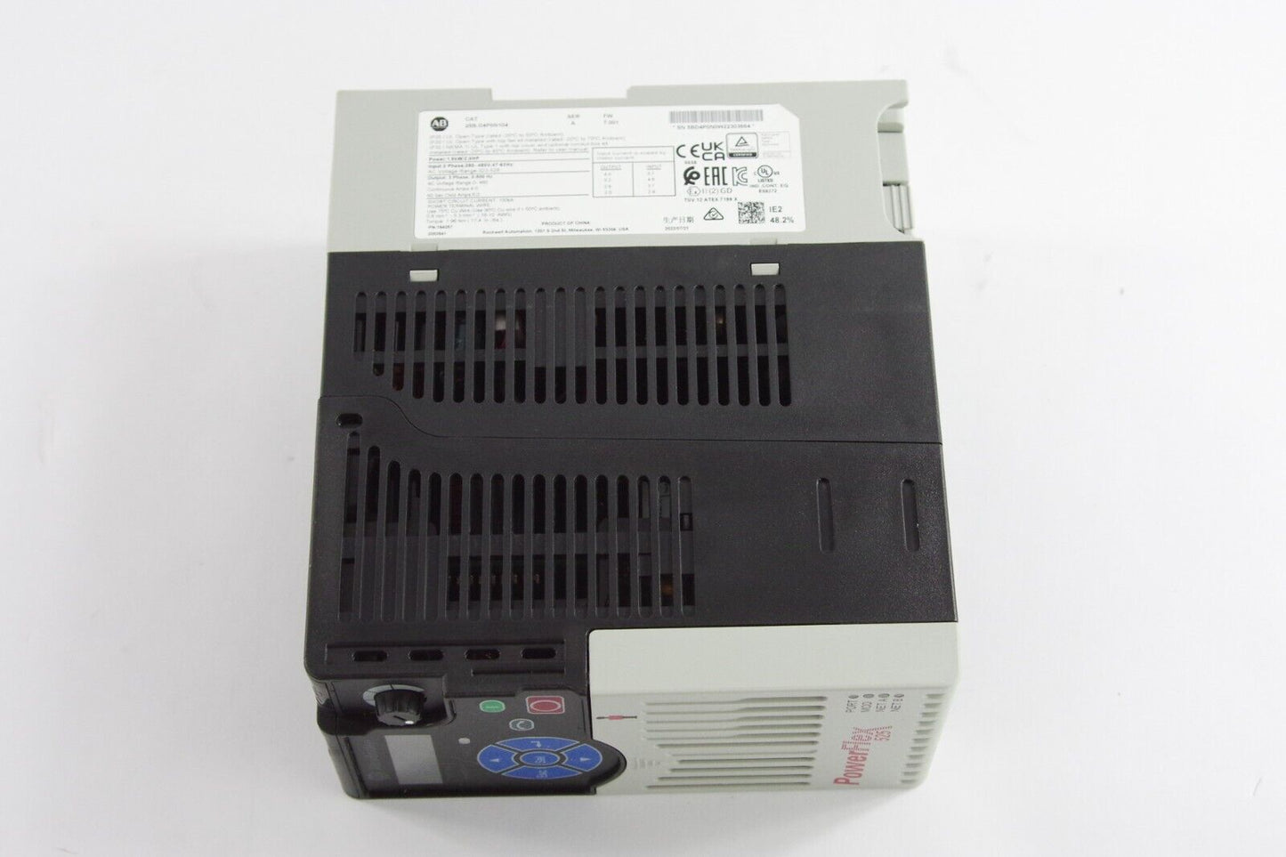 2022 ALLEN BRADLEY 25B-D4P0N104 Ser A Powerflex 525 2hp AC Drive