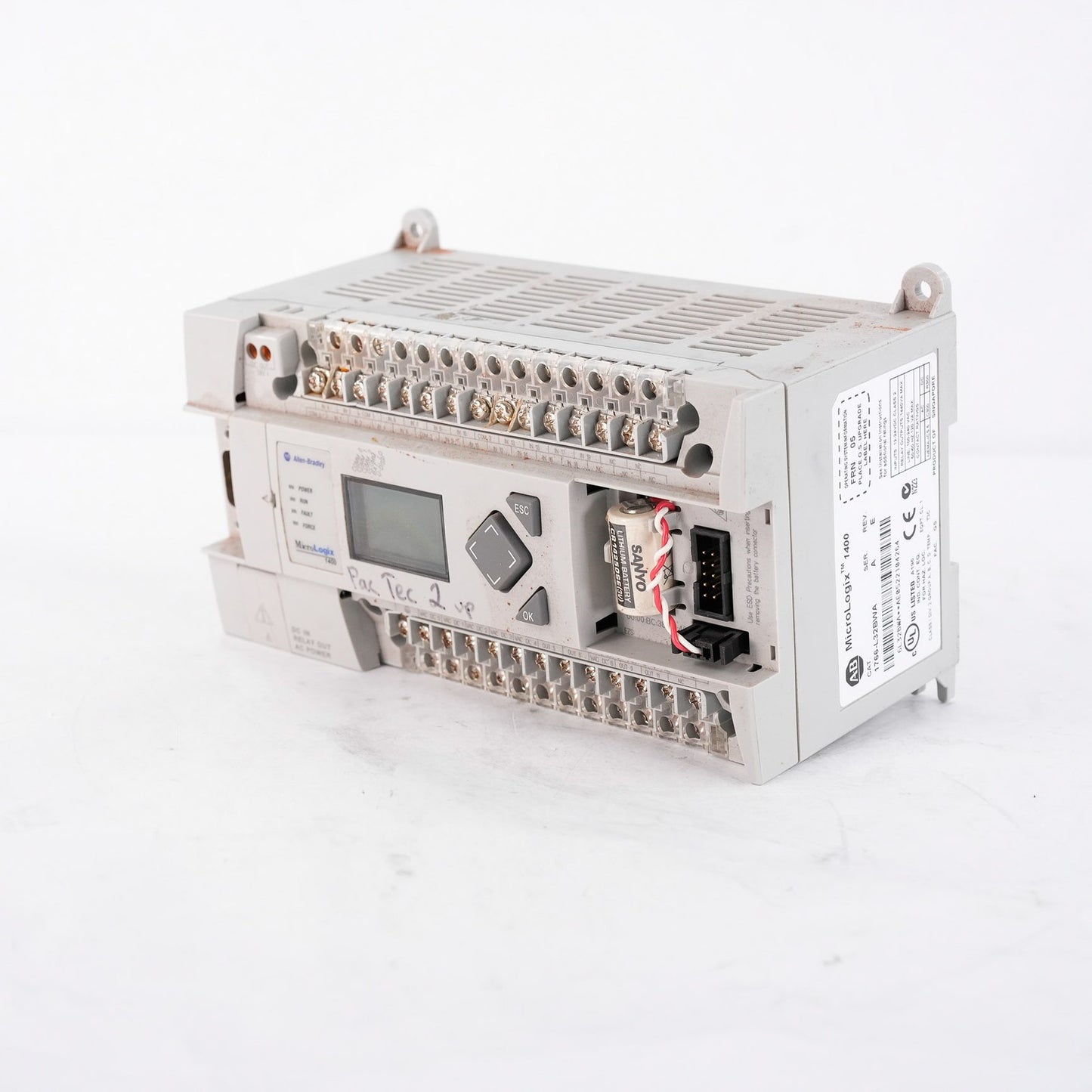 Allen Bradley 1766-L32BWA /A Rev E MicroLogix 1400 Controller 1766L32BWA
