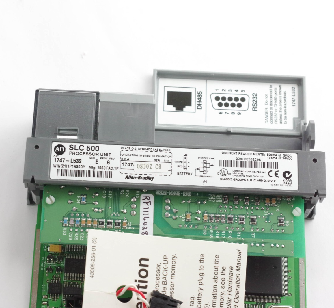 Allen Bradley 1747-L532 /E SLC 500 CPU Processor Unit + OS302 C8- Remanufactured