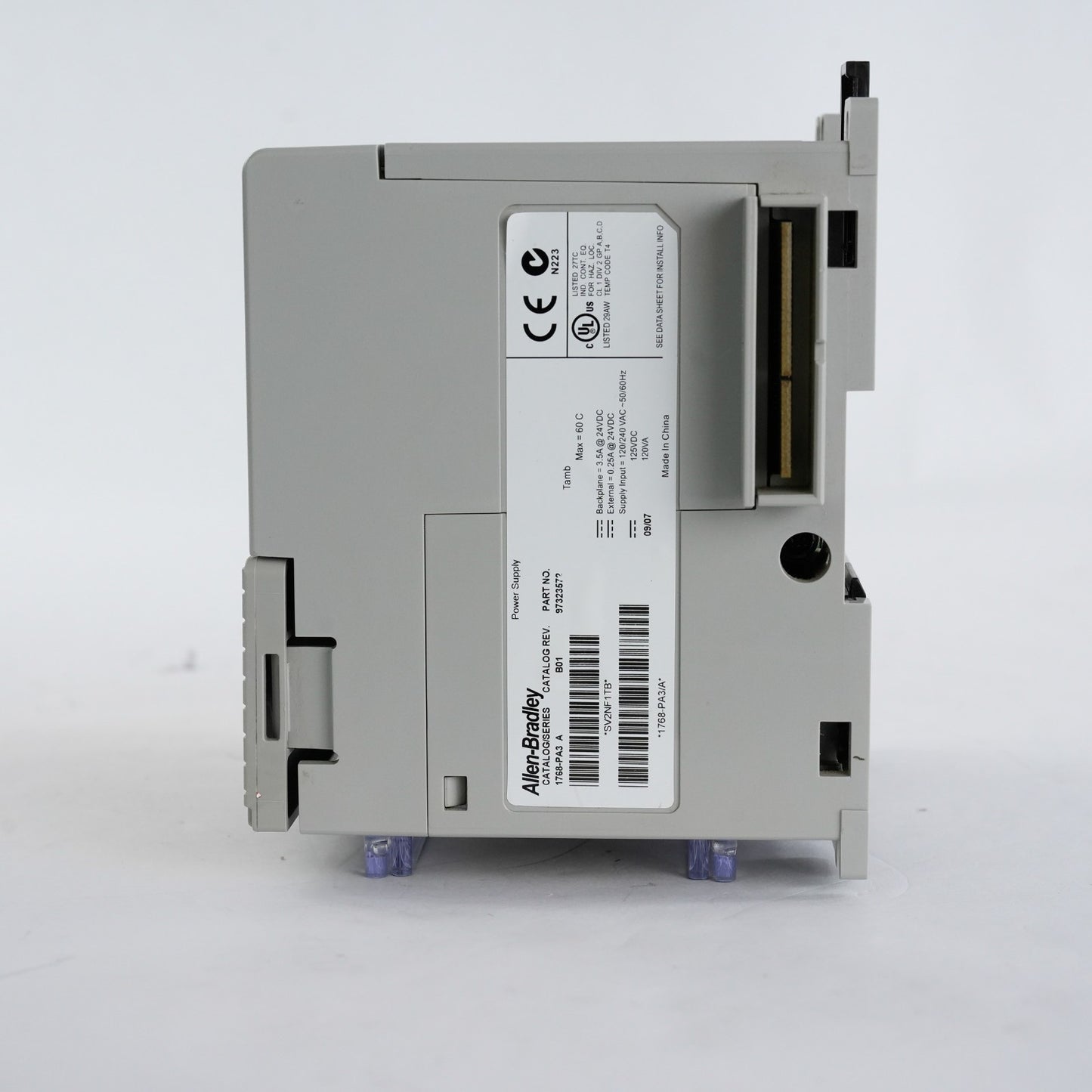 Allen Bradley 1768-PA3 /A Catalog Rev. B01 CompactLogix Power Supply Module