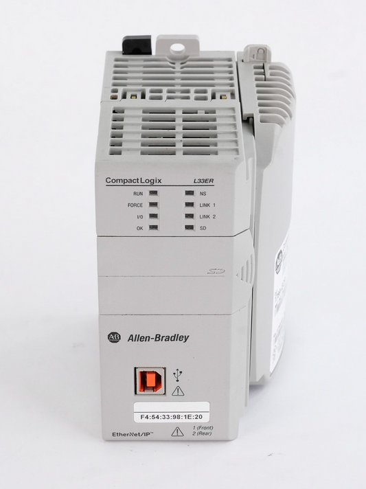 Allen Bradley 1769-L33ER /A CompactLogix 5370 Controller 2MB 1769L33ER + ECR