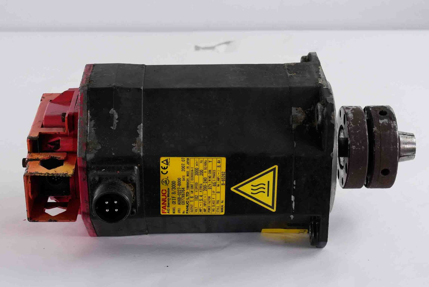 FANUC A06B-0227-B000 AC Servo Motor Model aiF 8/3000 1.6kW A06B0227B000