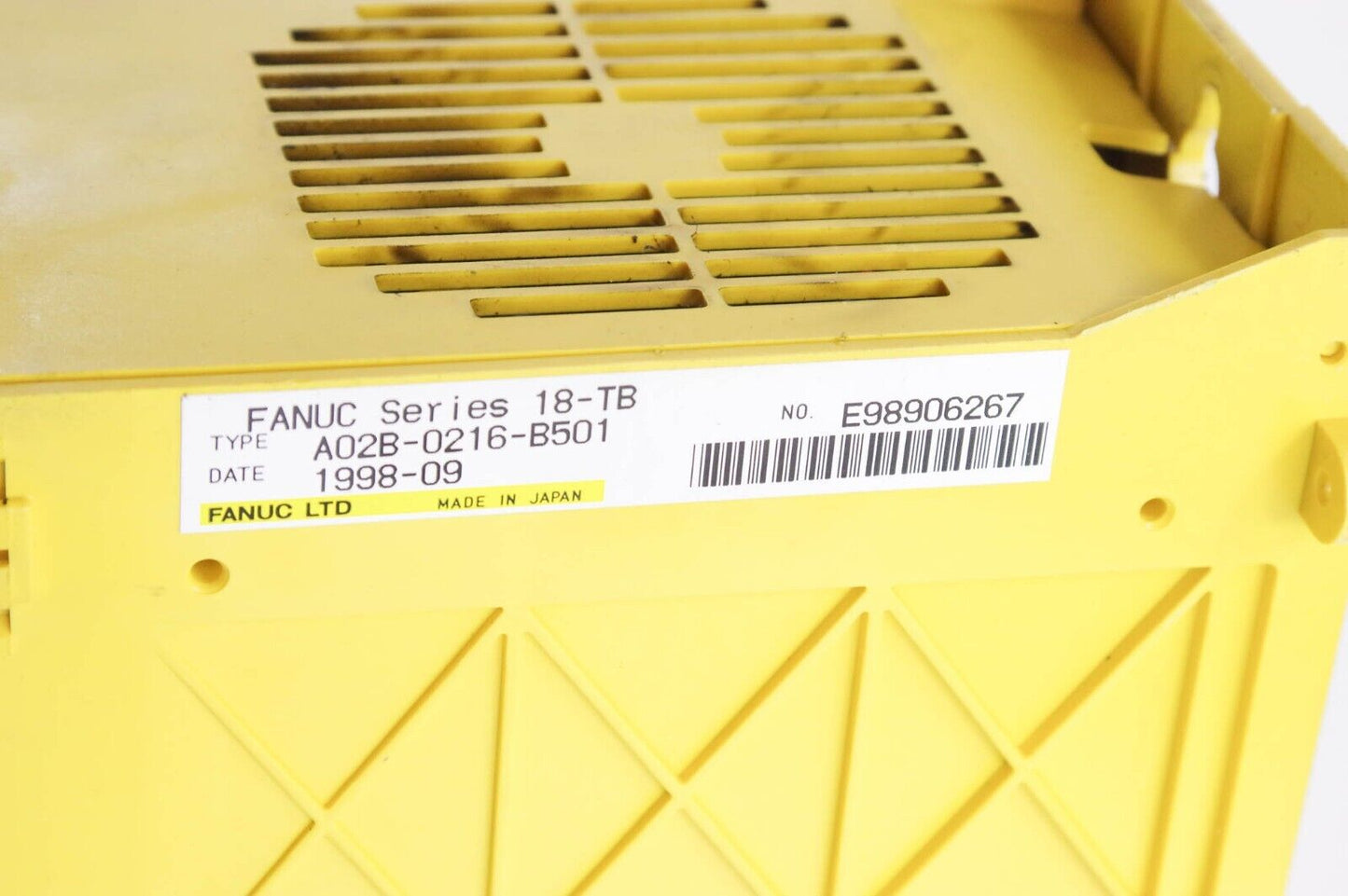 Fanuc A02B-0216-B501 Series 18-TB Servo Amplifier Chassis Module