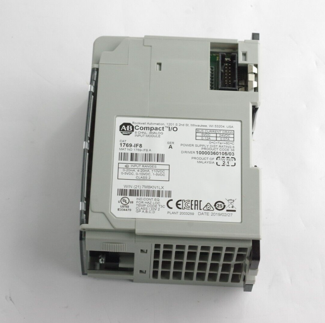 Allen Bradley 1769-IF8 /A CompactLogix 8 Pt Analog Input Module - No Box