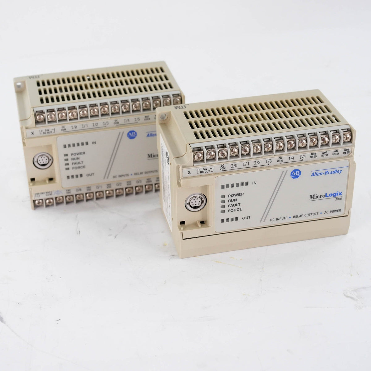 Allen Bradley 1761-L10BWA Ser E MicroLogix 1000 PLC 6 In 24VDC 4 Relay Out