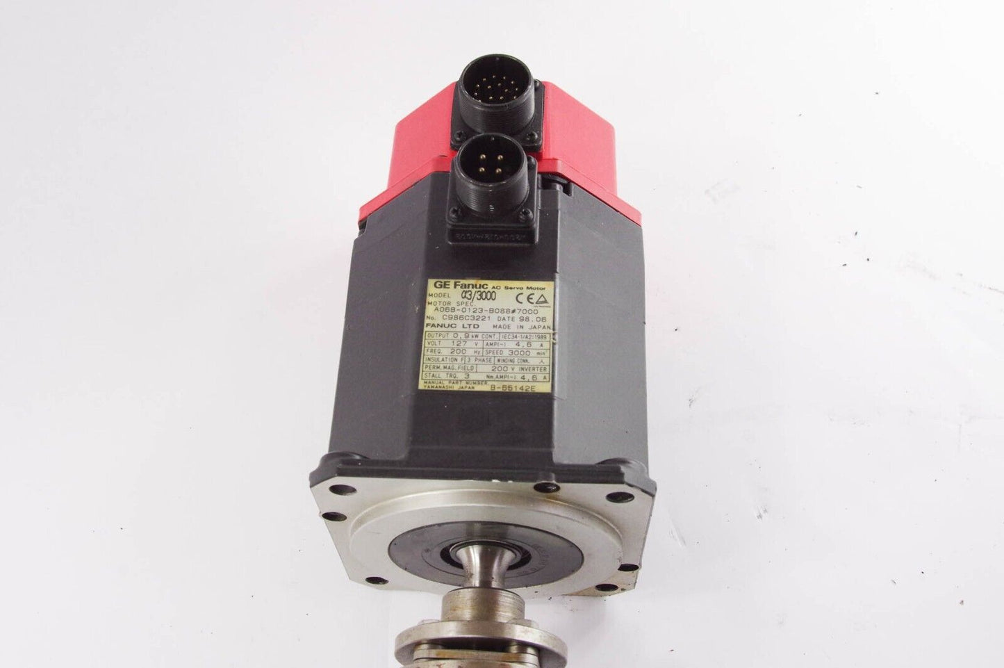 GE Fanuc a3/3000 A06B-0123-B088#7000 / A06B0123B088 #7000 AC Servo Motor