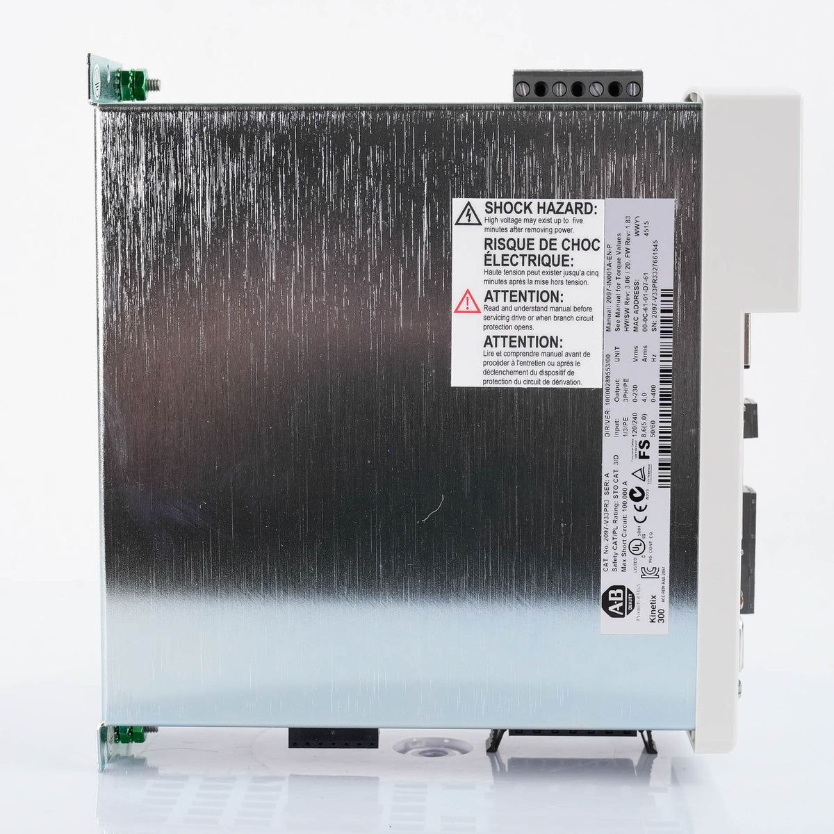 Allen Bradley 2097-V33PR3 Ser A Kinetix 300 Servo Drive 240V 1PH/3PH - No Box