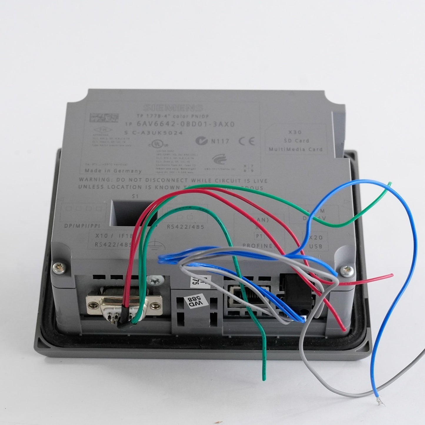 Siemens 1P 6AV6642-0BD01-3AX0 Touch Panel DC 24V 6AV66420BD013AX0 TP-1774 B-4"
