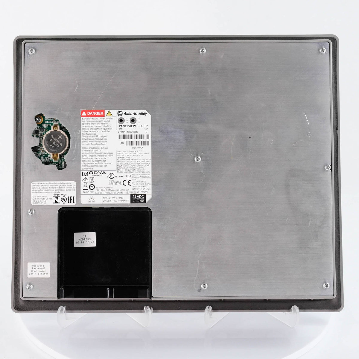 Allen Bradley 2711P-T10C21D8S /B PanelView Plus 7 10.4in 24VDC 2711PT10C21D8S