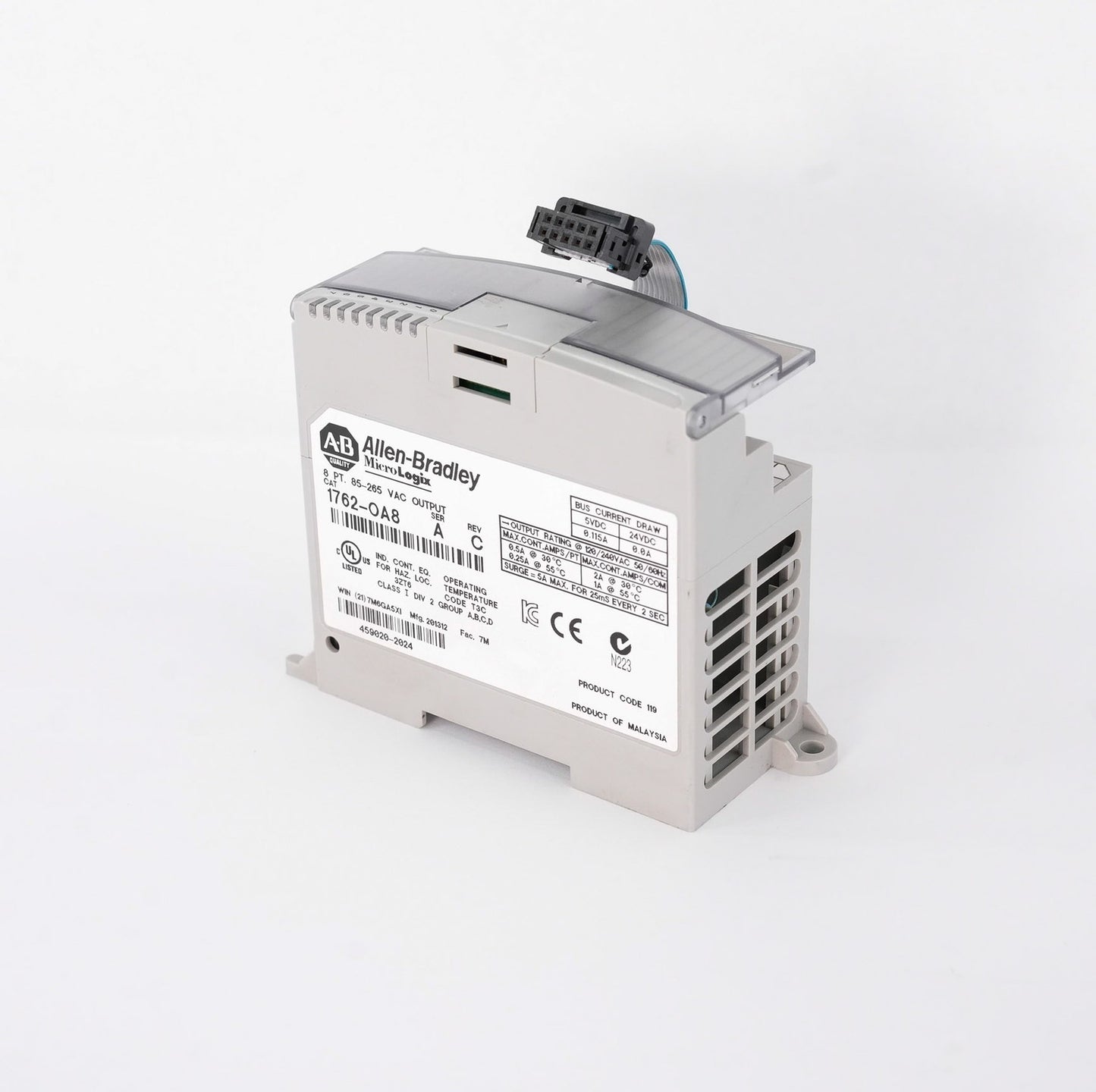 Allen Bradley 1762-OA8 /A MicroLogix 8-Pt Digital Output Module - Open Box