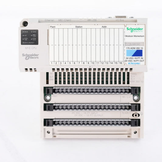 Schneider Electric 170ADM35010 Modicon Momentum I/O Base 16 In 16 Out 24VDC