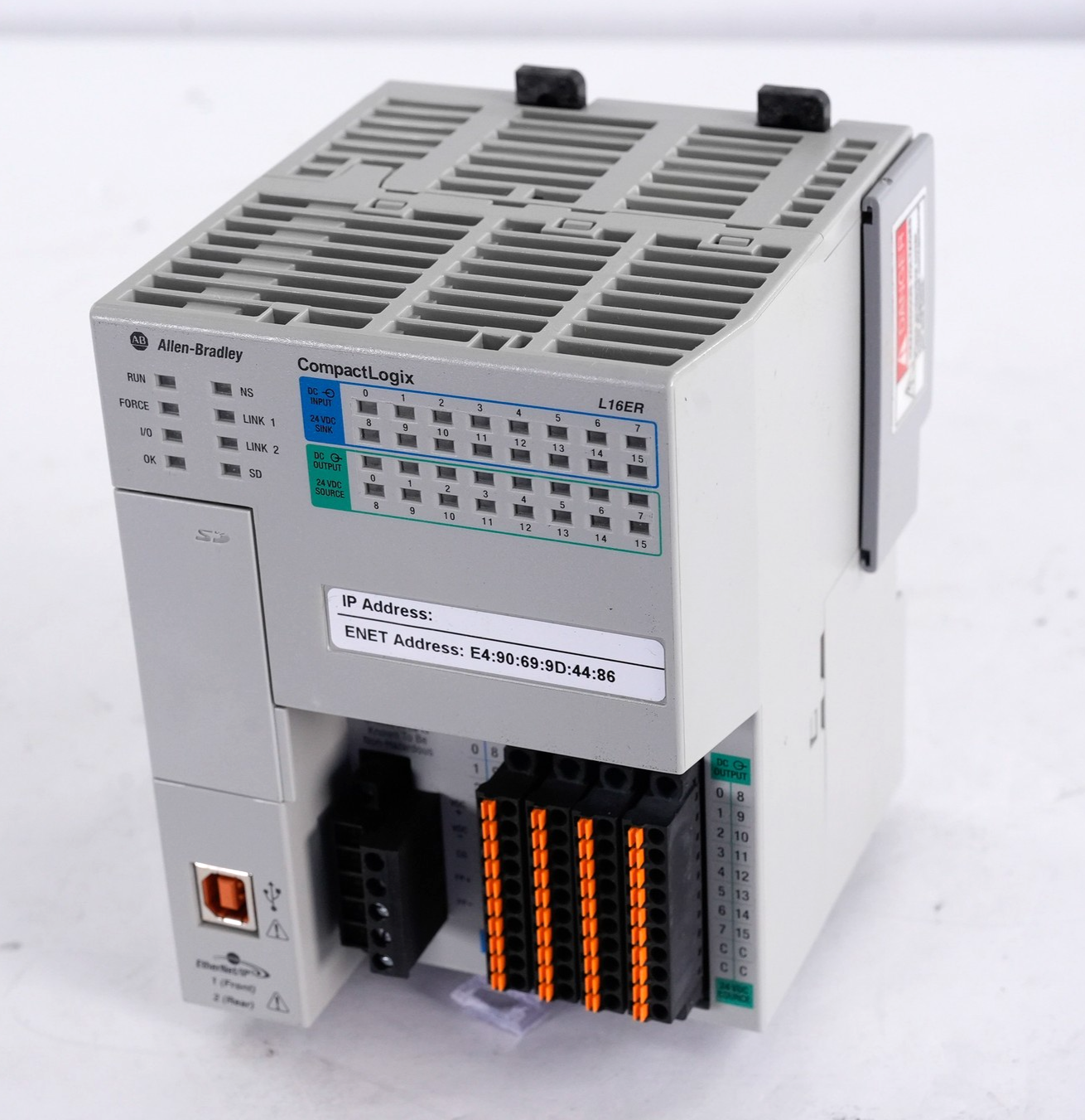 Allen-Bradley 1769-L16ER-BB1B /A CompactLogix PLC Controller - Refurbished