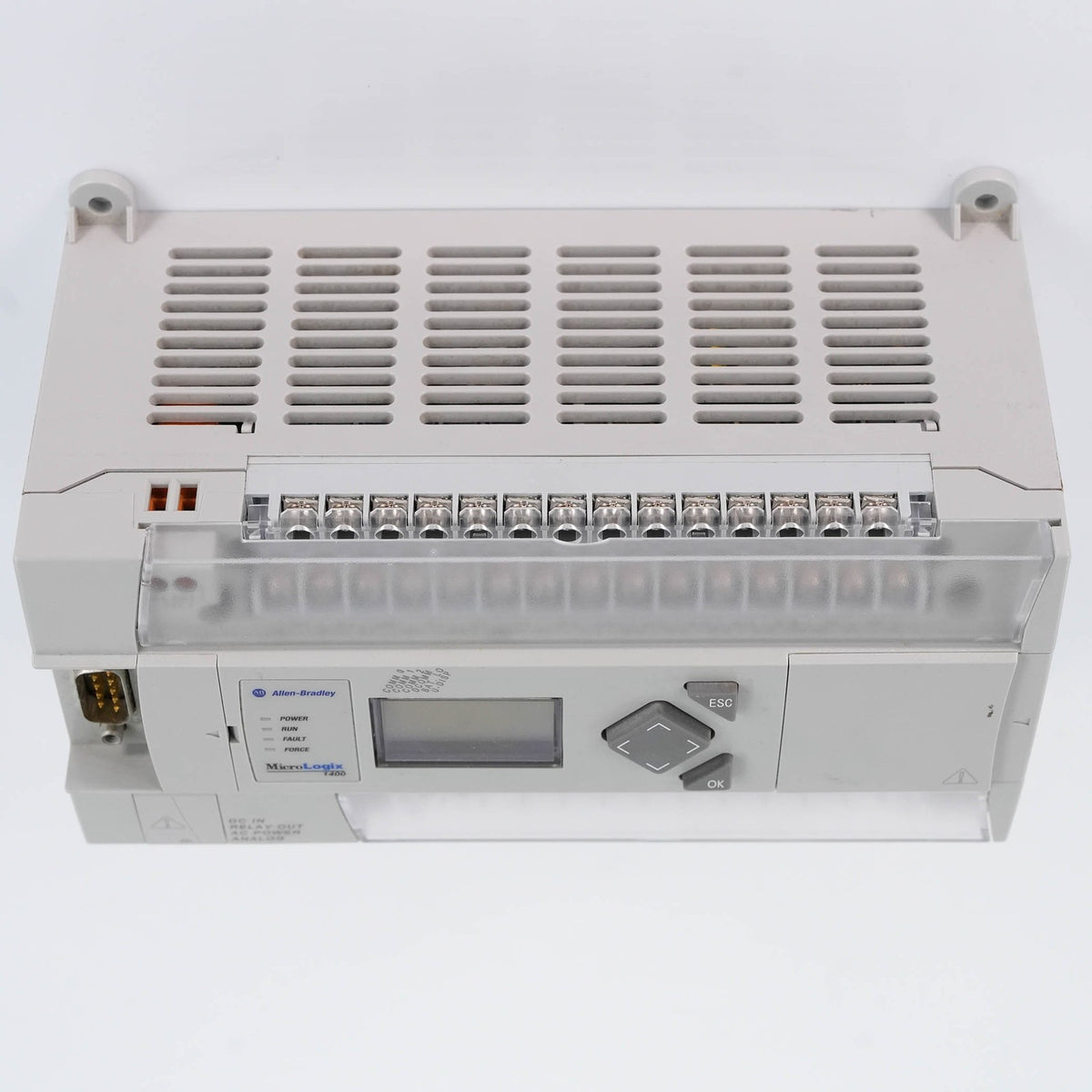 Allen Bradley 1766-L32BWAA Ser C MicroLogix 1400 PLC 120/240V AC 32 I/O