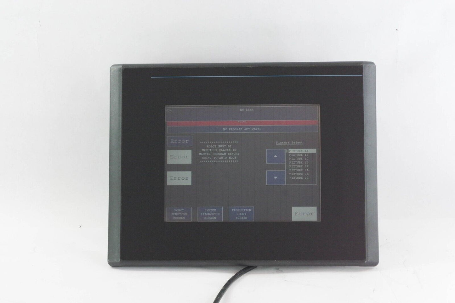 Allen Bradley 2711-T10C20 Ser E PanelView 1000 Touchscreen HMI - New Overlay