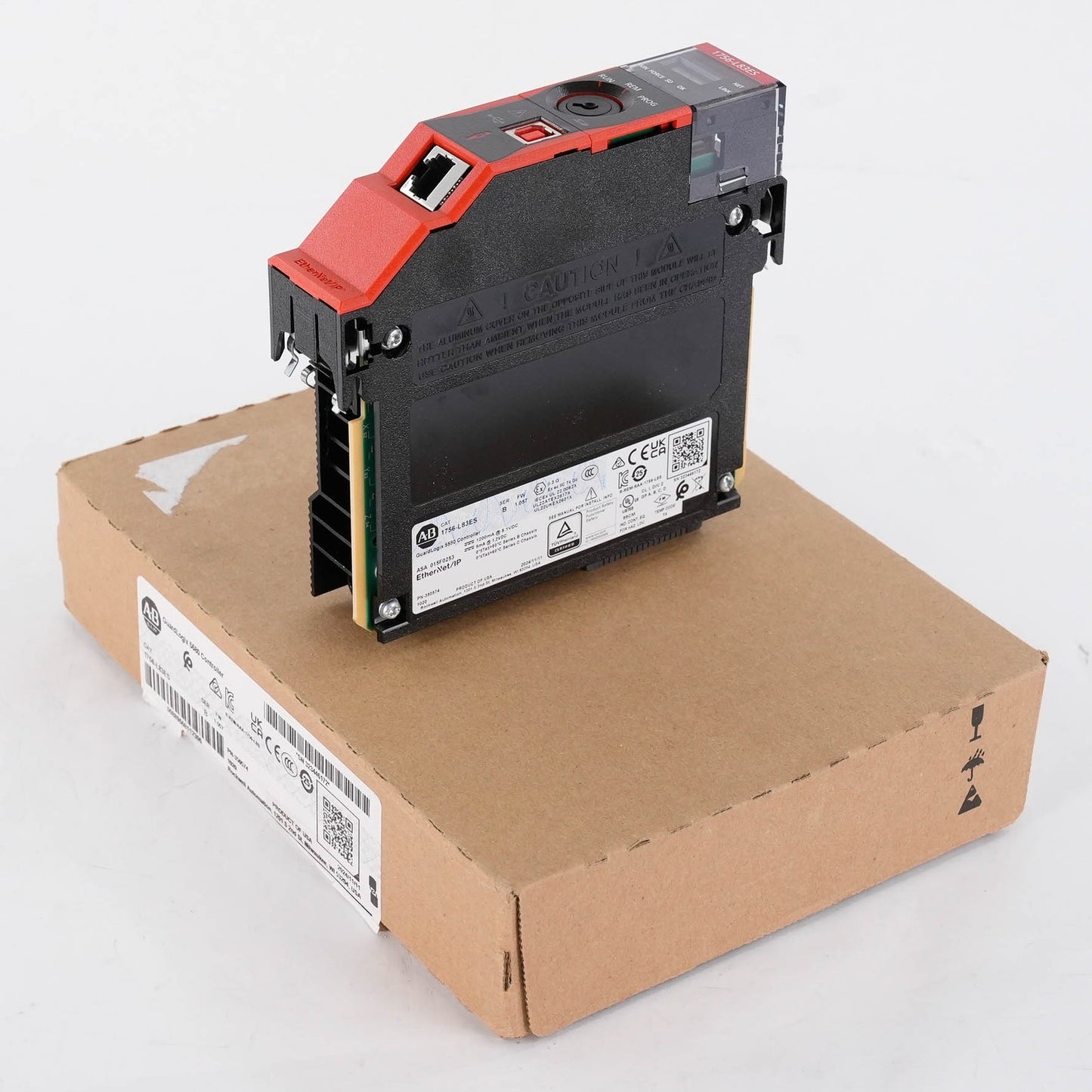 Allen Bradley 1756-L83ES Ser B GuardLogix 5580 Safety Controller(retake pictures