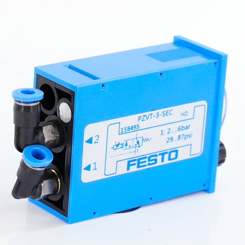 Festo PZVT-3-SEC Pneumatic Time Delay Valve 0-3s 2-6 Bar G1/8 PZVT3SEC 563333