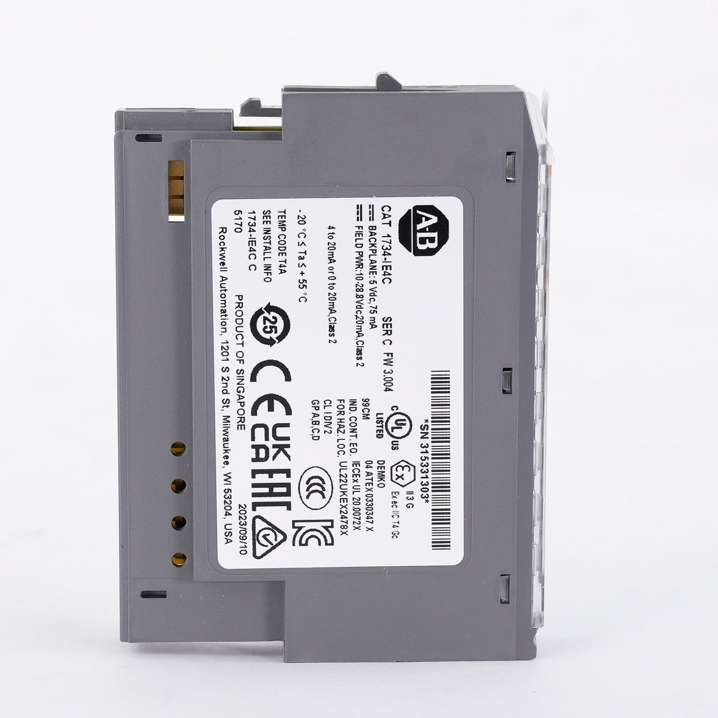 Allen Bradley 1734-IE4C /C Point IO 4Ch Analog Current Input Module - New Surpus