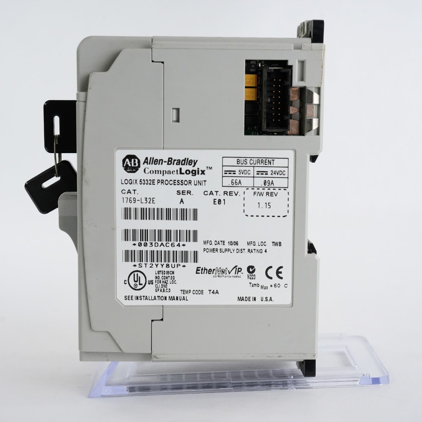 Allen Bradley 1769-L32E /A CompactLogix Logix 5332E Processor Unit 1769L32E