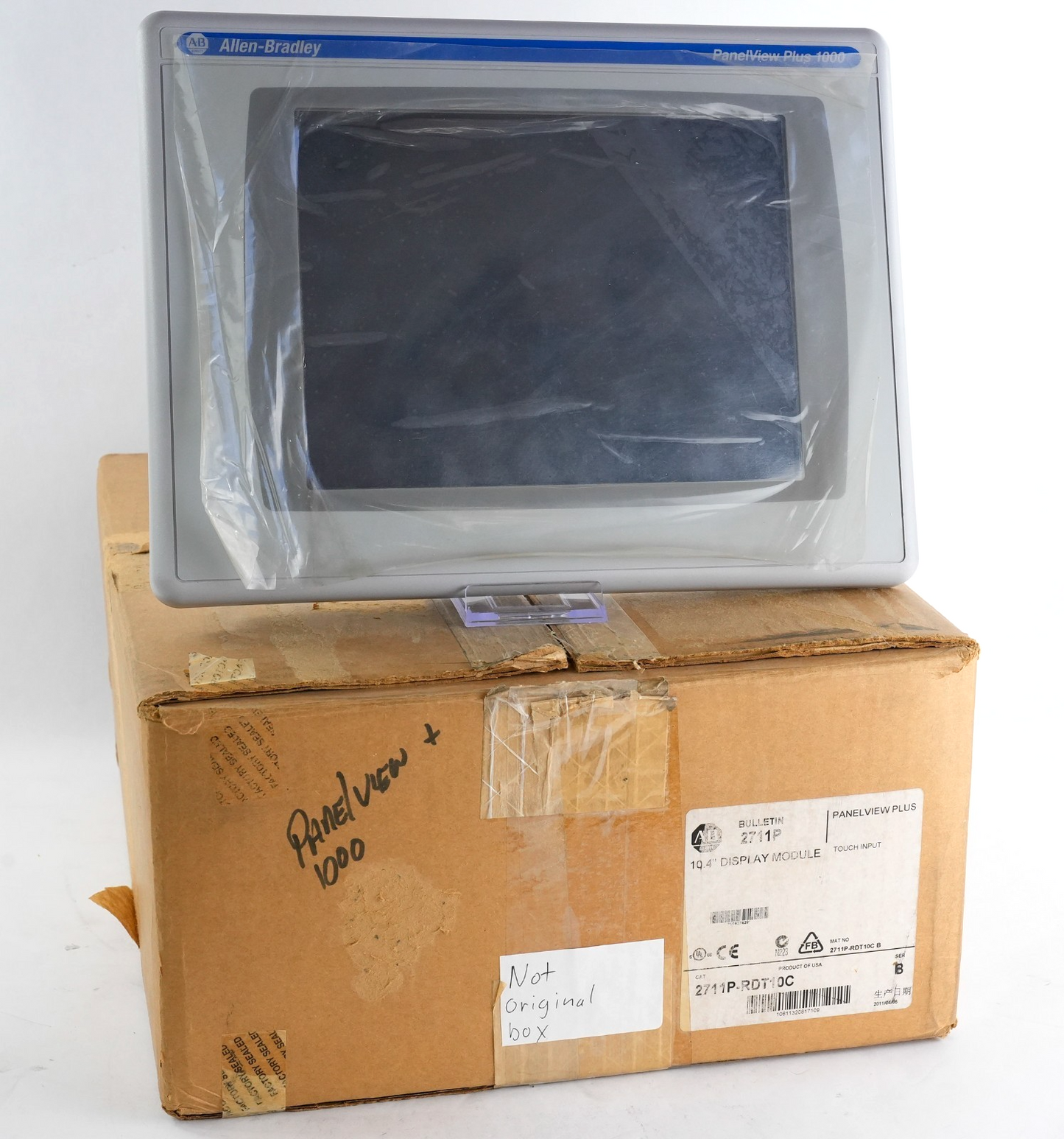 Allen Bradley 2711P-RDT10C /B PanelView Plus 1000 Color Touch Display Screen NOS