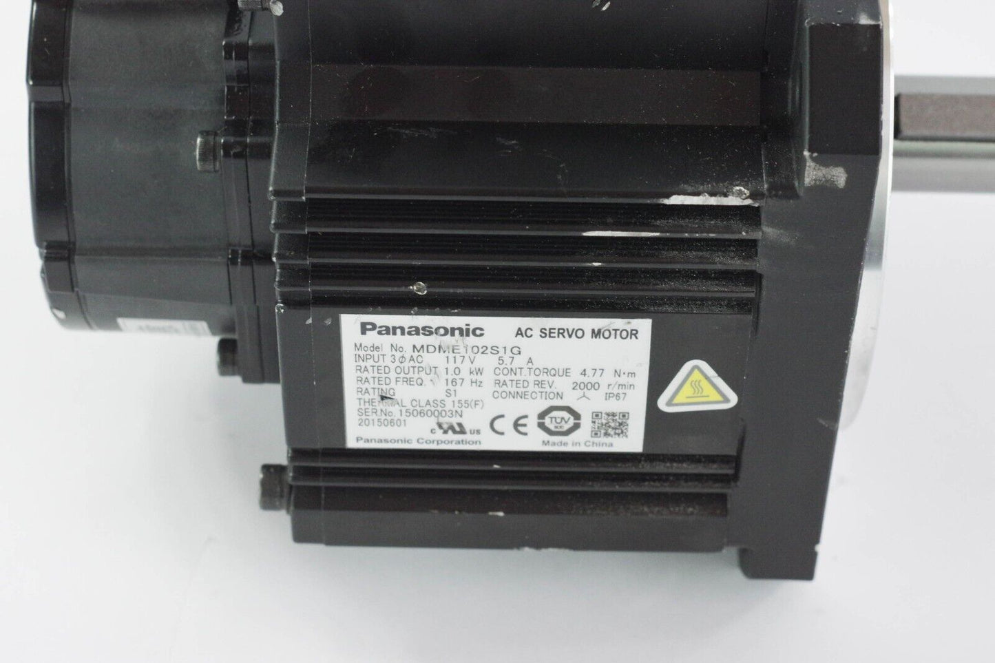 Panasonic MDME102S1G AC Servo Motor - New Without Box