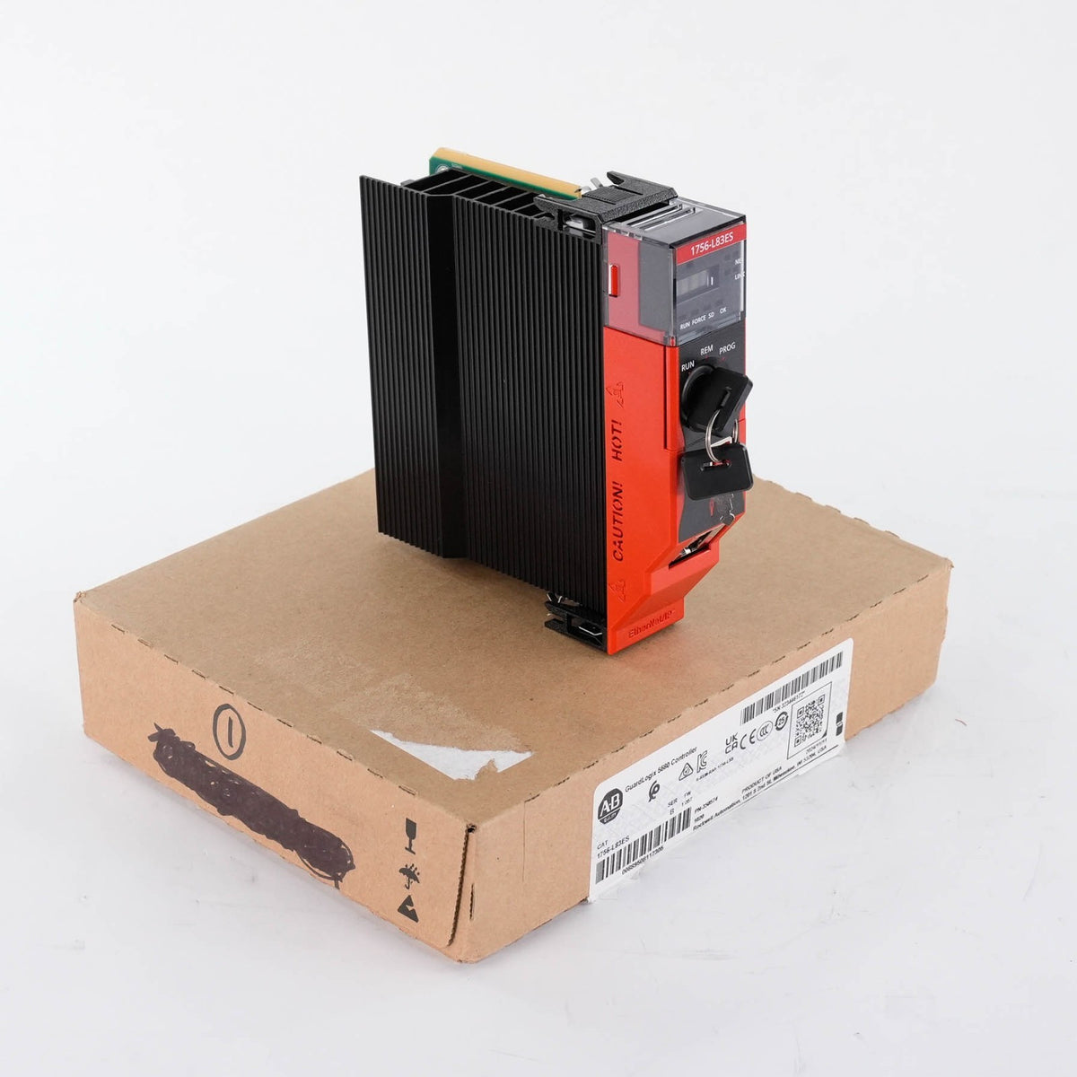 Allen Bradley 1756-L83ES Ser B GuardLogix 5580 Safety Controller Open Box 2024