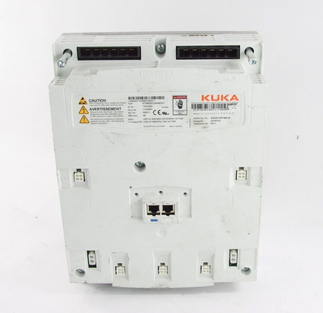 KUKA ECMBP0D3004BE531 KPP 600-20 Servo Drive - For Parts Or Repair